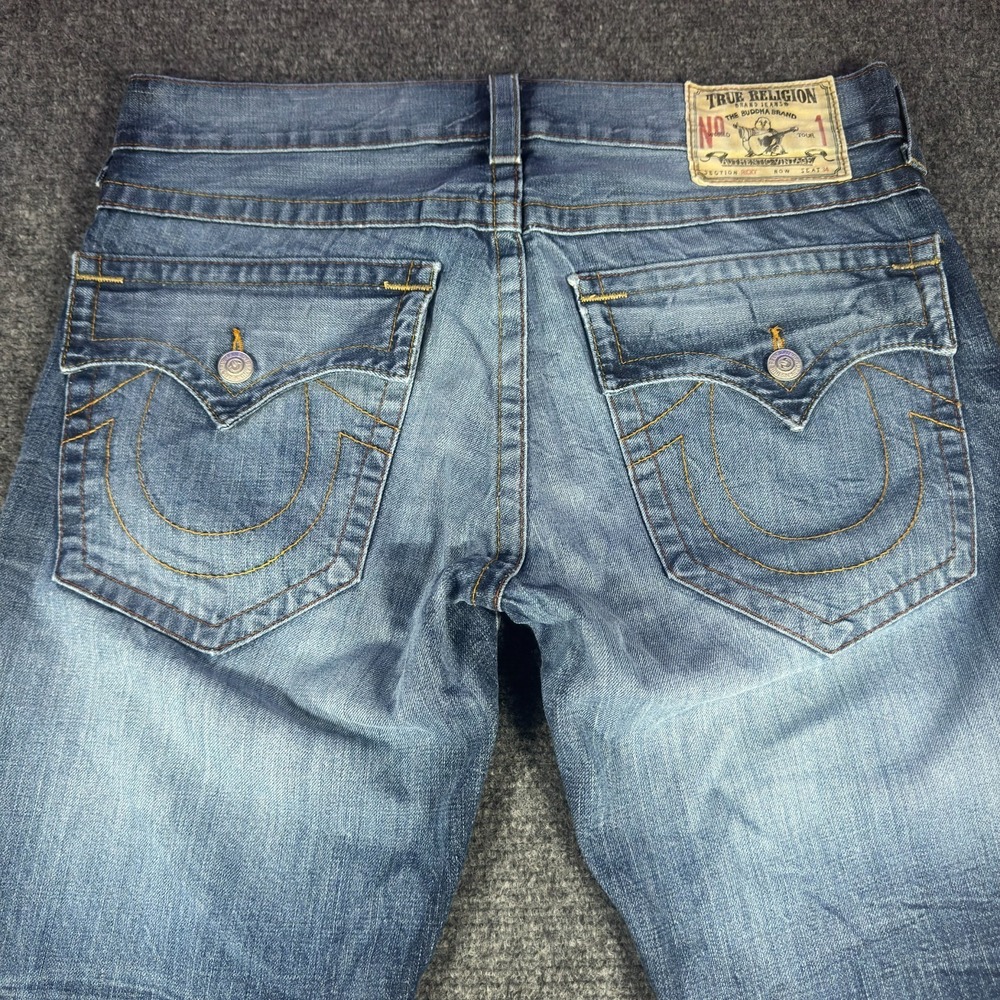 Vintage True Religion Men's Flap Pocket Ricky Jeans Size 34 Made In USA